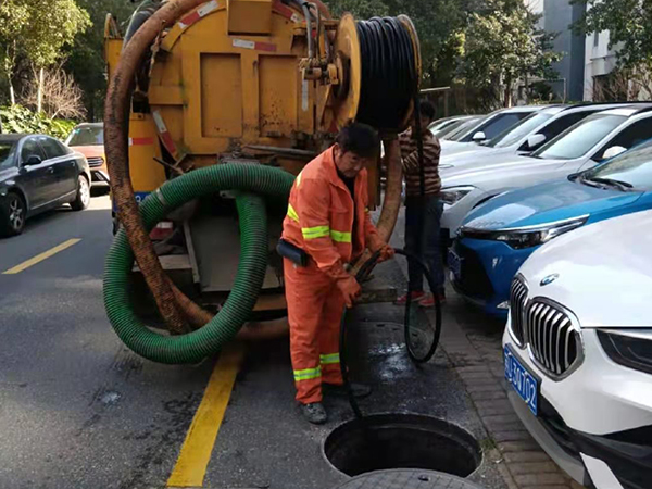 馆陶排污管道清淤