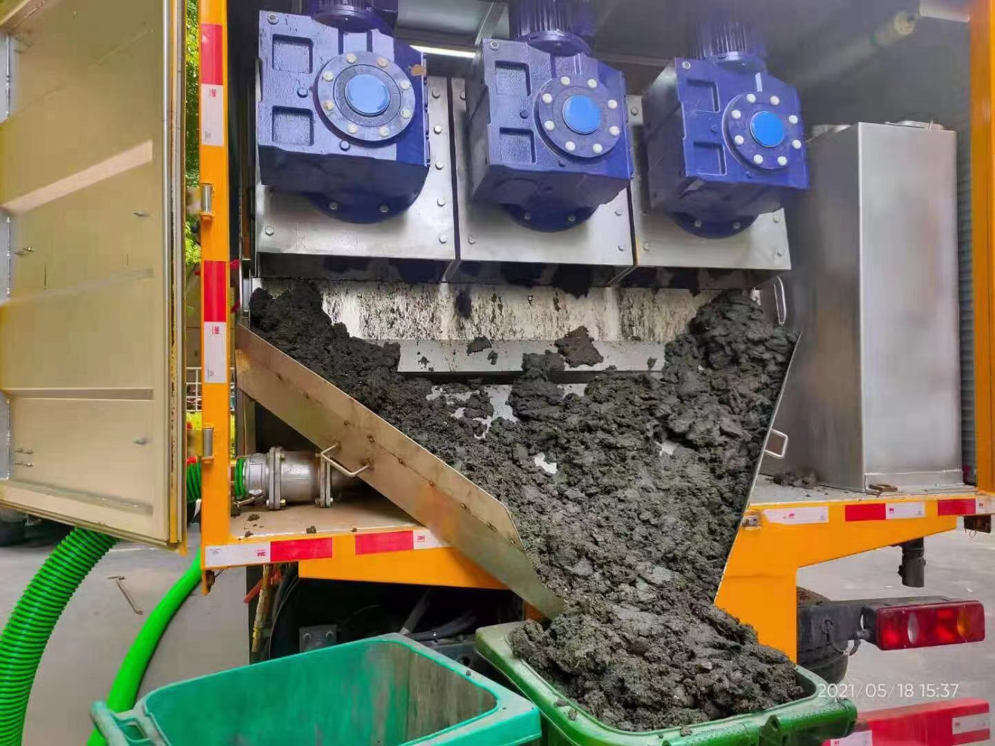 馆陶化粪池清掏城市维护站-泥浆净化干湿分离处理